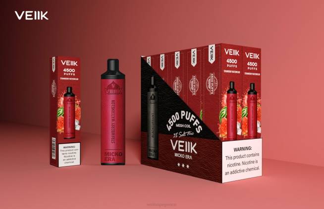 VEIIK Micko Era 4500 ρουφηξιές μιας χρήσης 30 mg - VEIIK pod καρπούζι φράουλα 8RXJ1