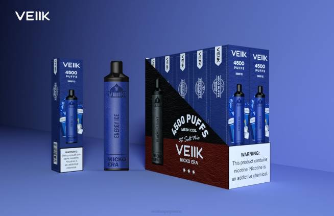 VEIIK Micko Era 4500 ρουφηξιές μιας χρήσης 30 mg - VEIIK vape price ενεργειακός πάγος 8RXJ7