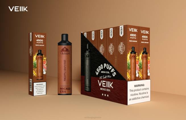 VEIIK Micko Era 4500 ρουφηξιές μιας χρήσης 30 mg - vape VEIIK micko Greece γκρέιπφρουτ ανανά 8RXJ6