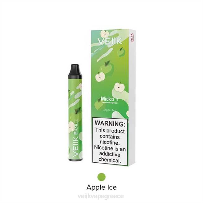 VEIIK Micko Pie ατμού μίας χρήσης 600 ρουφηξιές - VEIIK vape disposable πάγος μήλου 8RXJ19